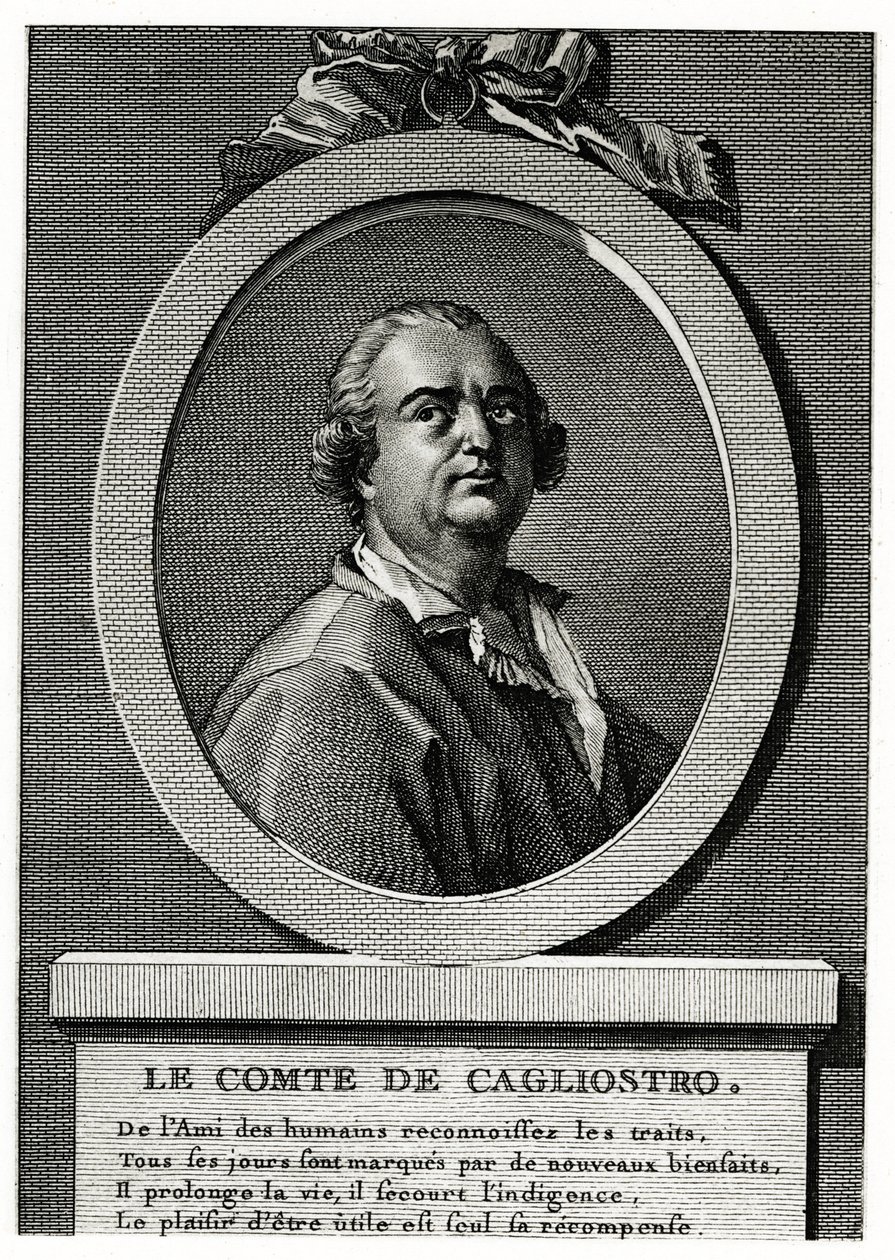 Alexander Graf Cagliostro by German School