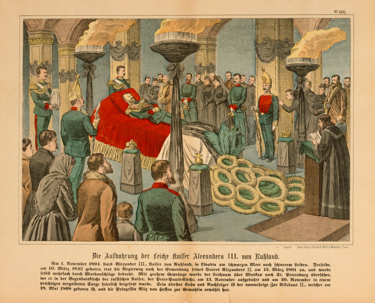 Alexander III 1 Kasım 1894