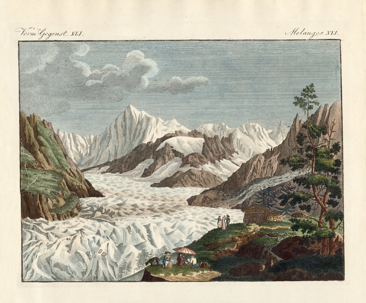 Alpler Buzulu by German School