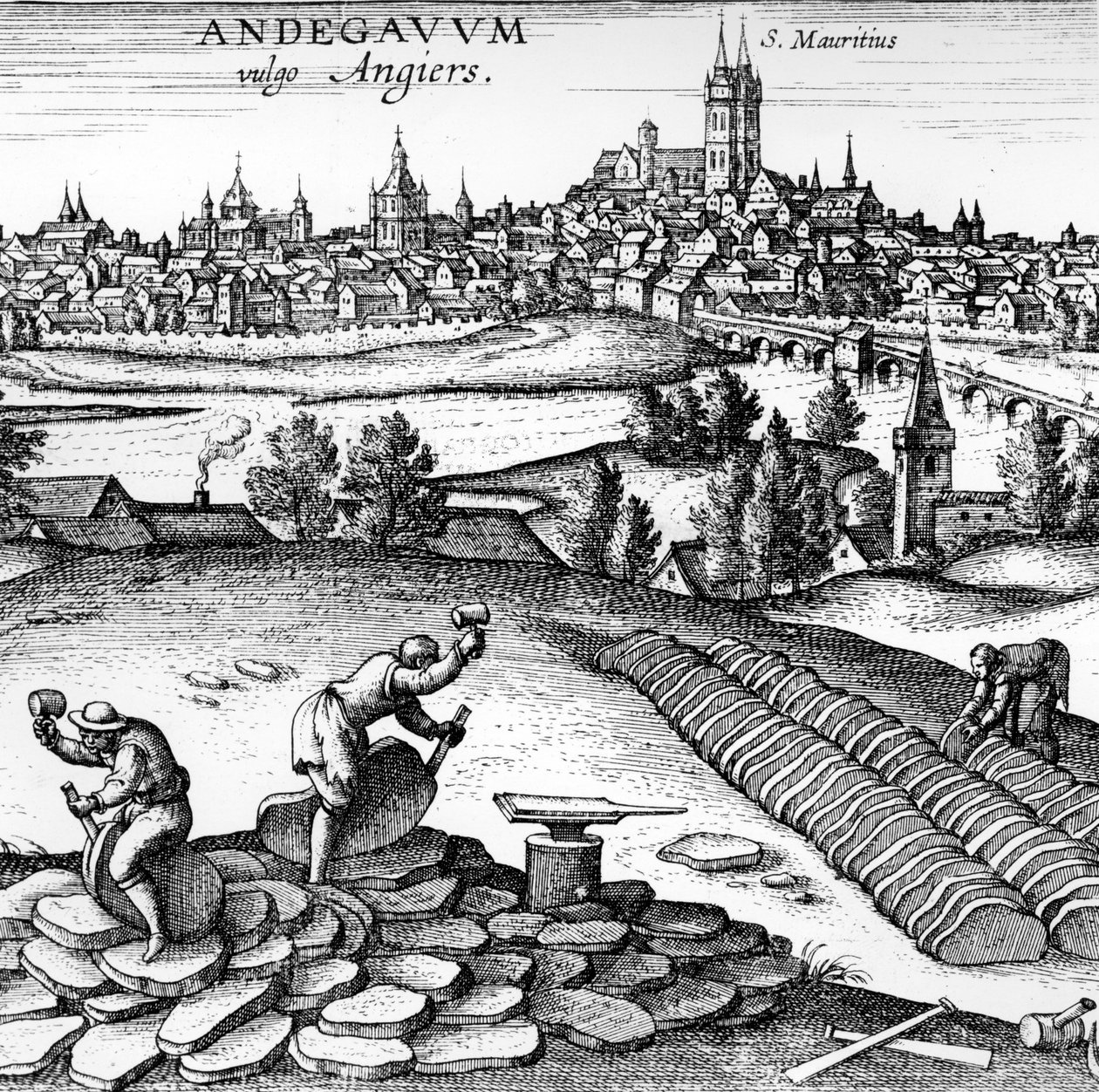 Angiers , 1598 by German School