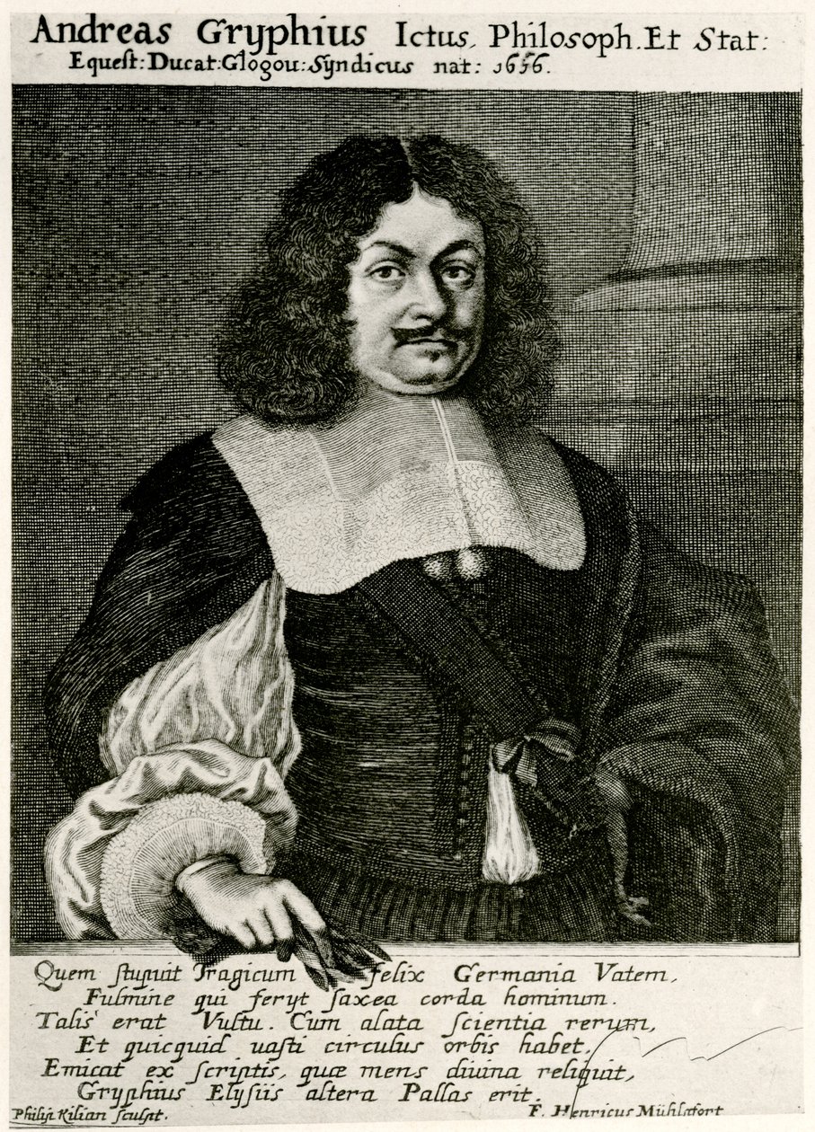 Andreas Gryphius by German School