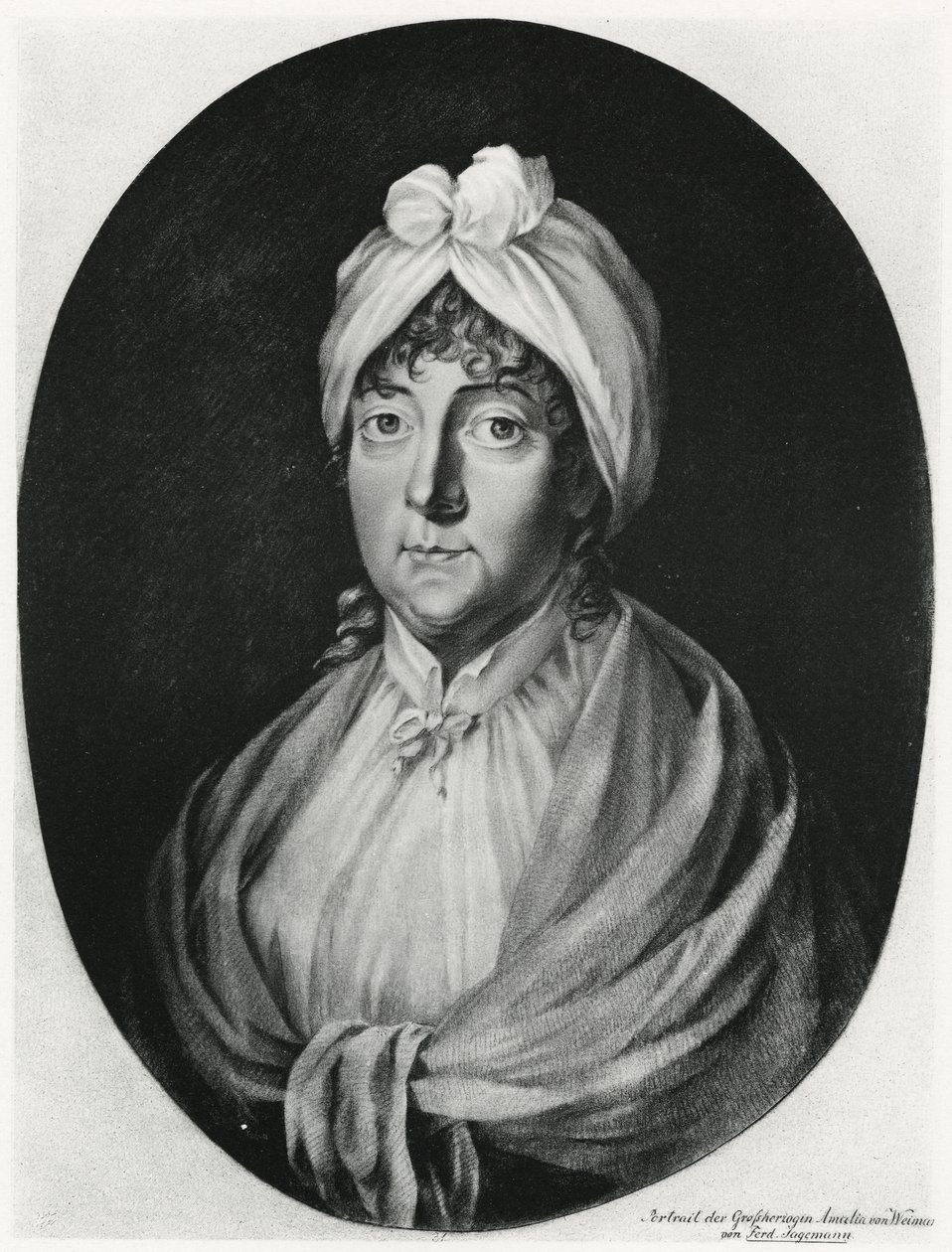 Brunswick-Wolfenbüttel'den Anna Amalia by German School