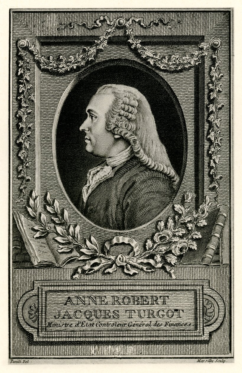 Anne Robert Jacques Turgot by German School