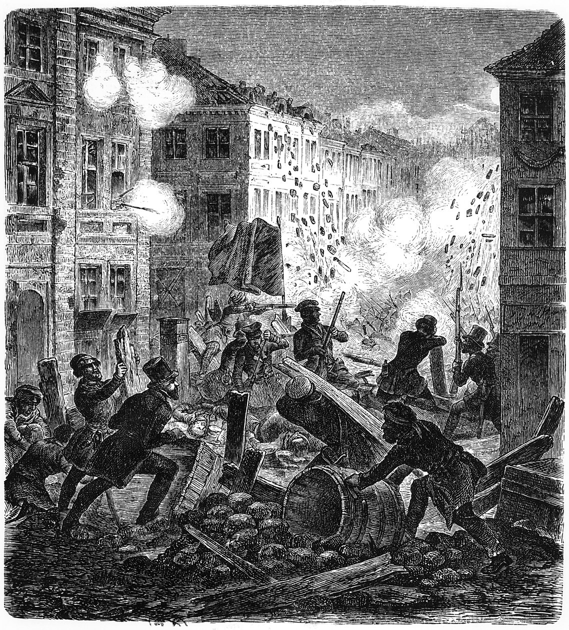1848 Alman Devrimi sırasında Berlin