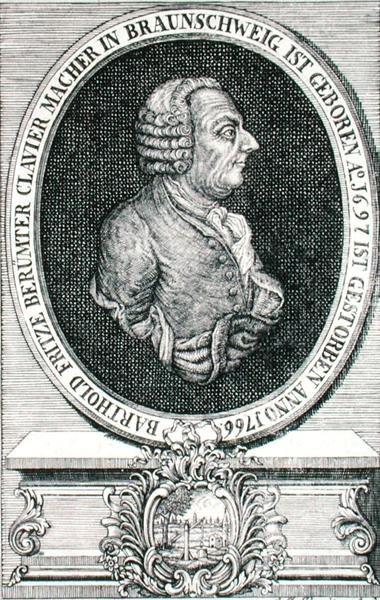 Barthold Fritz (1697-1766), J.C. Eberling tarafından oyulmuş (gravür) by German School