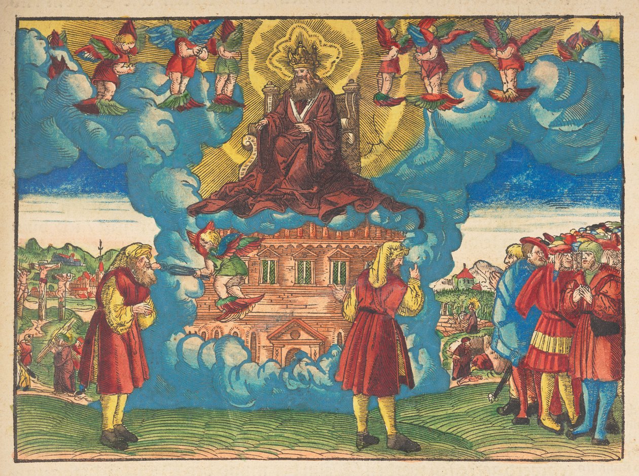 Biblia, yani Kutsal Yazıların tamamı Almanca. mart Luther by German School