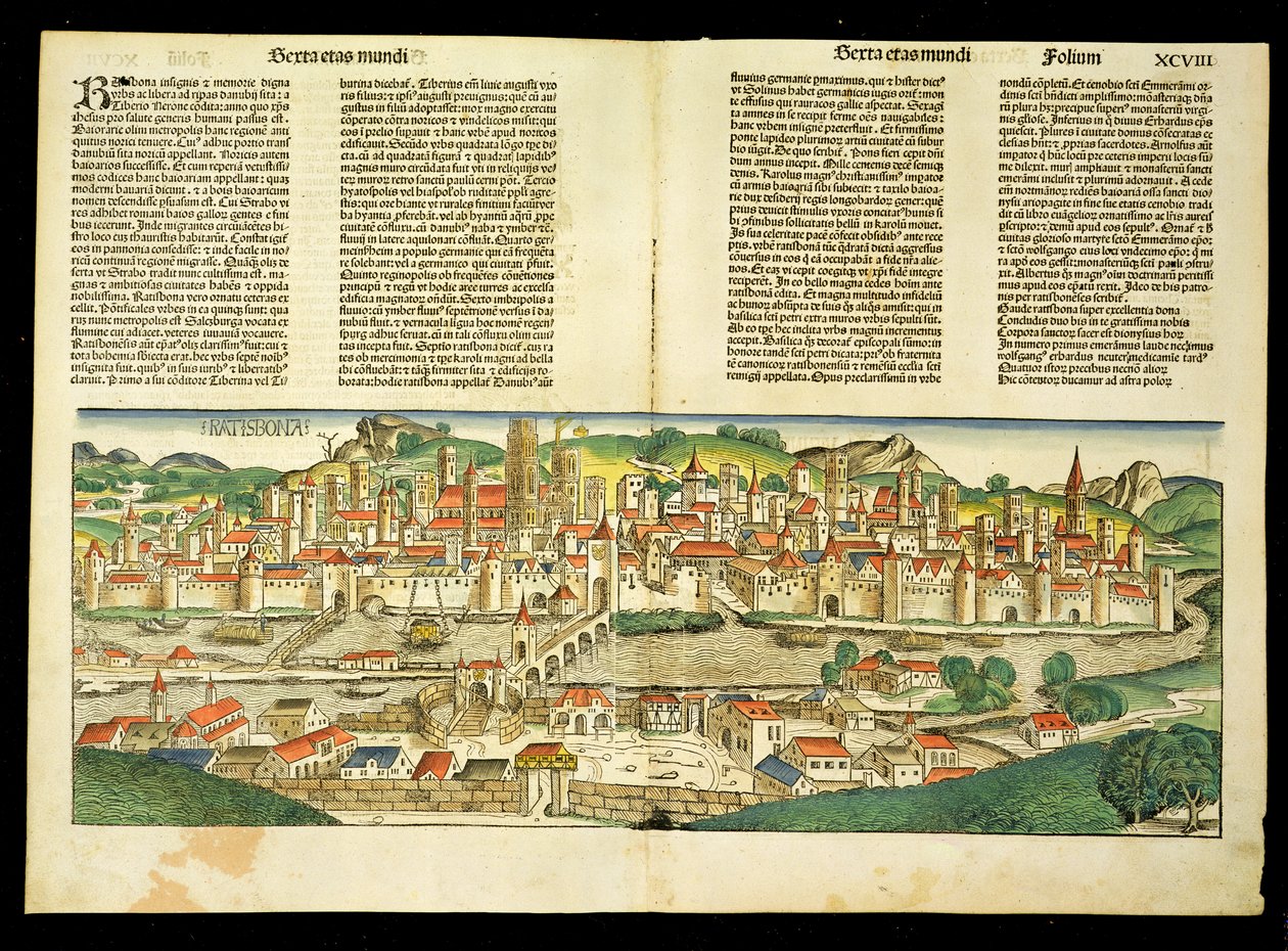 Hartmann Schedel (1440-1514) 1493 tarafından Nuremberg Chronicle