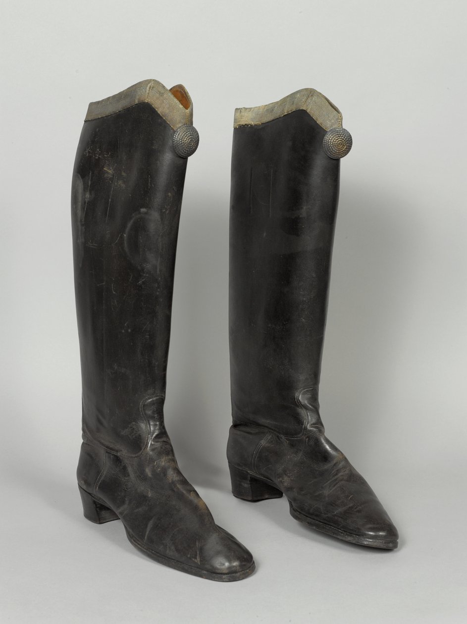 Çizmeler, 3. von Zieten Hussars, SAİK Connaught Dükü tarafından giyilen, 1914 öncesi (çizme) by German School