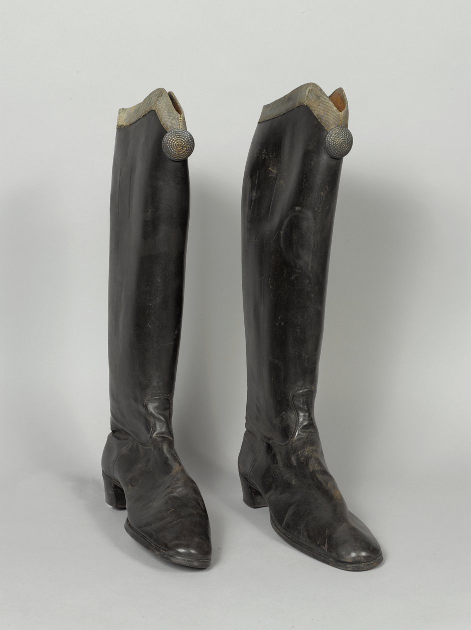 Çizmeler, 3. von Zieten Hussars, SAİK Connaught Dükü tarafından giyilen, 1914 öncesi (çizme) by German School