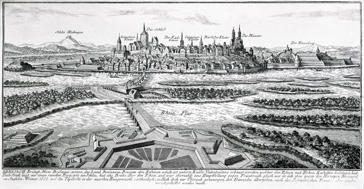 Breisach (aşındırma) by German School