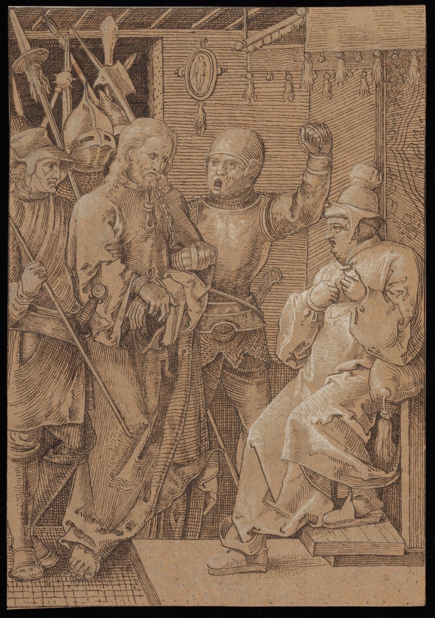 Pontius Pilatus'tan önce Mesih by German School