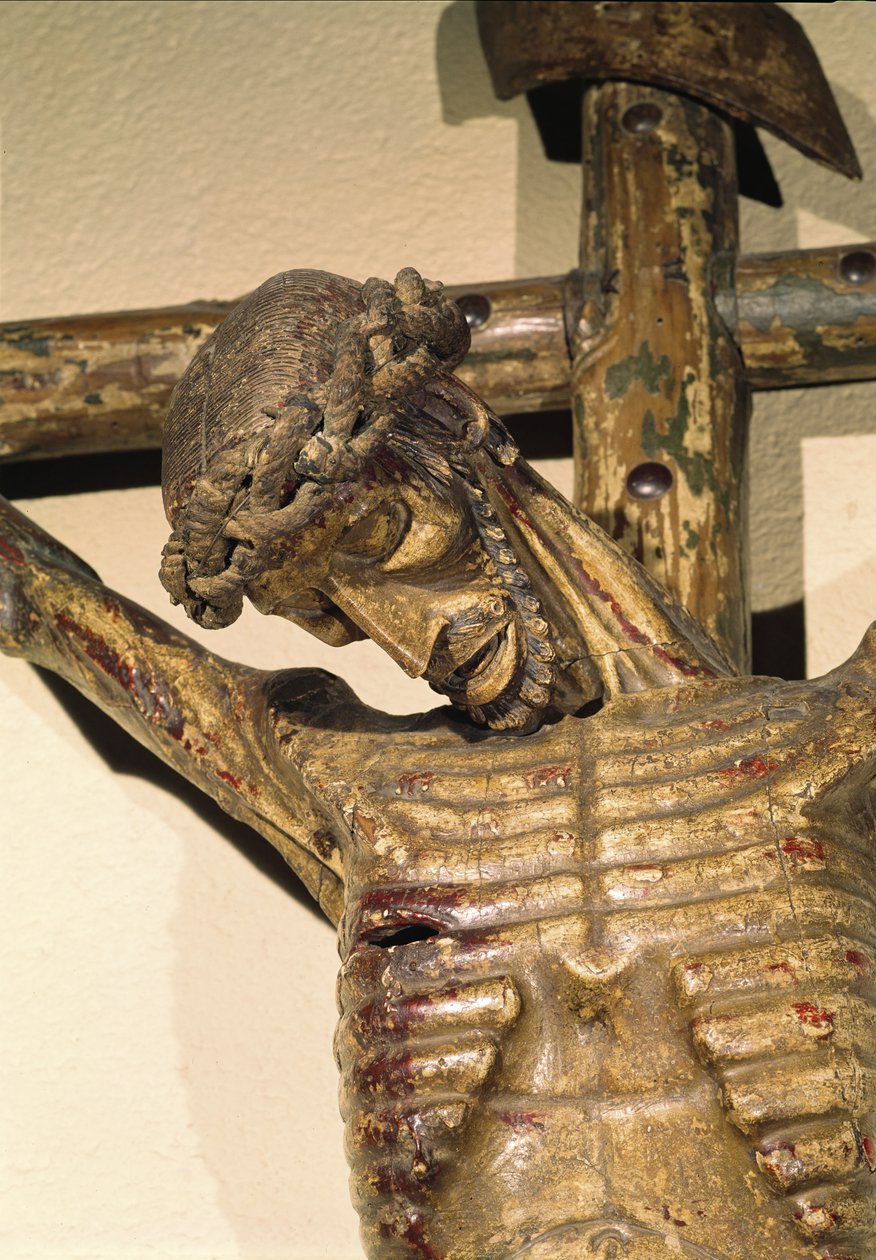 Le Devot Christ, 1307 (ahşap) (detay) by German School