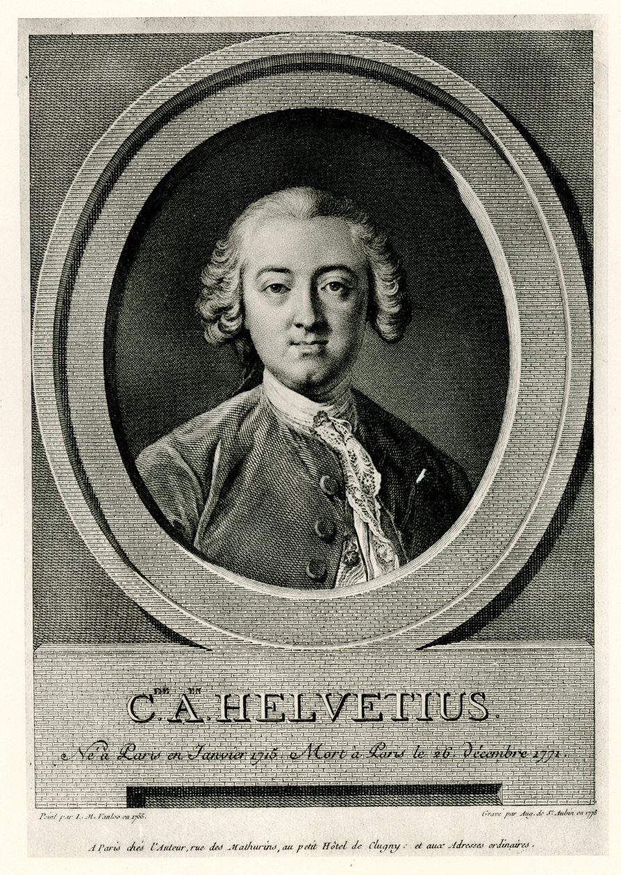 Claude Adrien Helvetius by German School