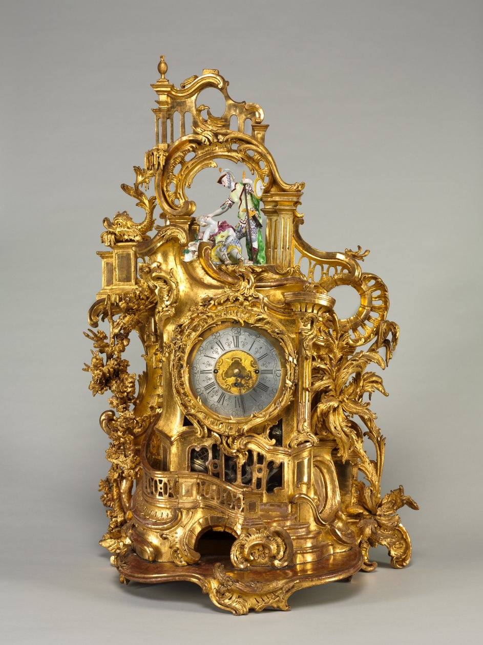 Saat, mekanizma üreticisi Baumgartinger, c.1750 by German School