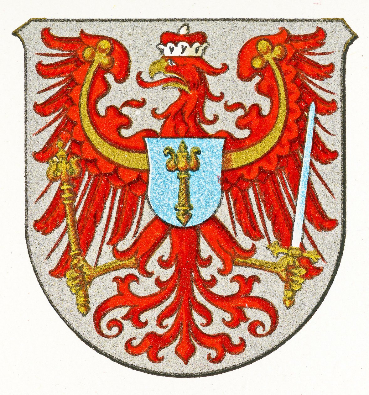 Brandenburg arması, c.1898 by German School