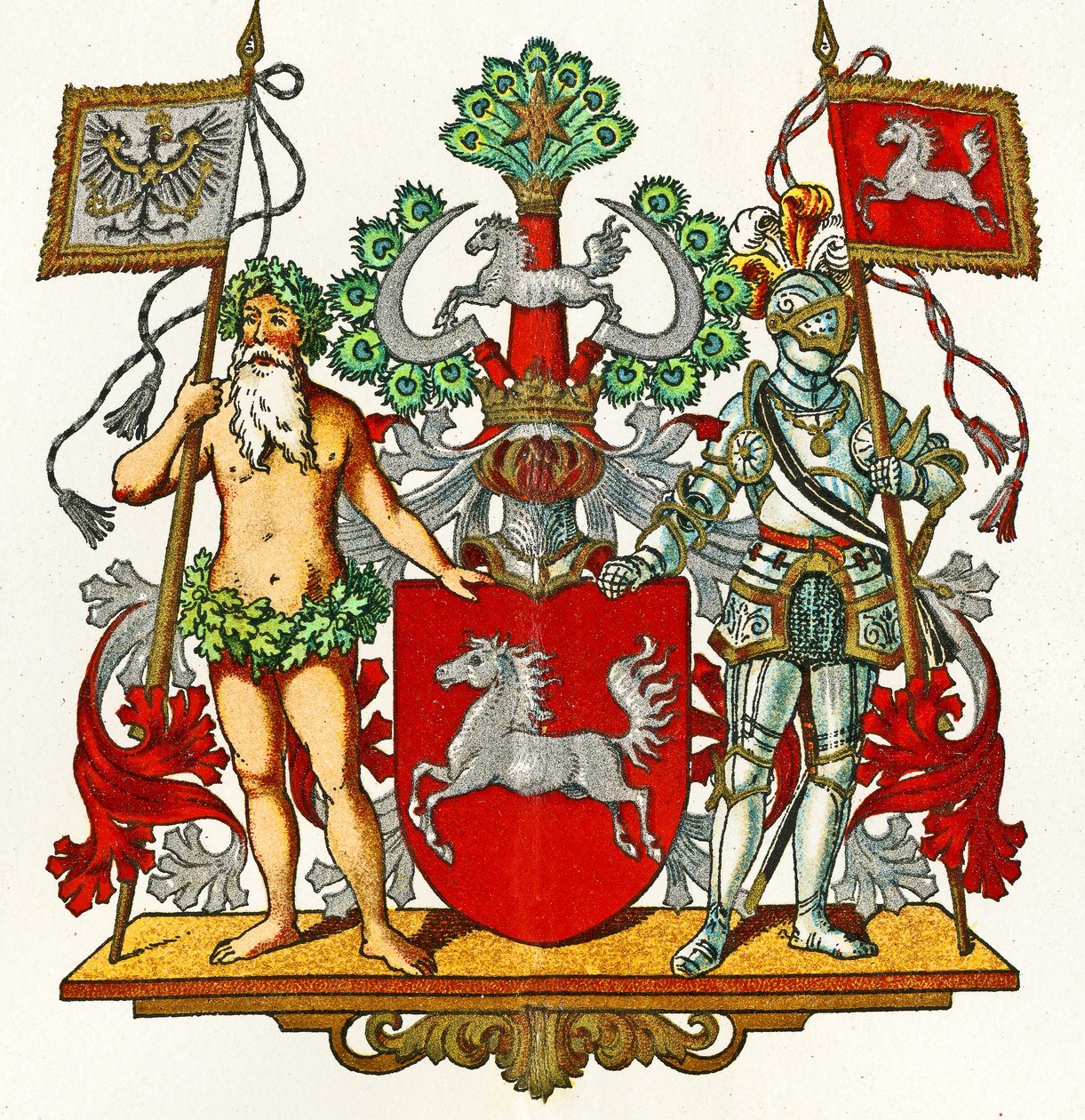 Hannover arması, c.1898 by German School