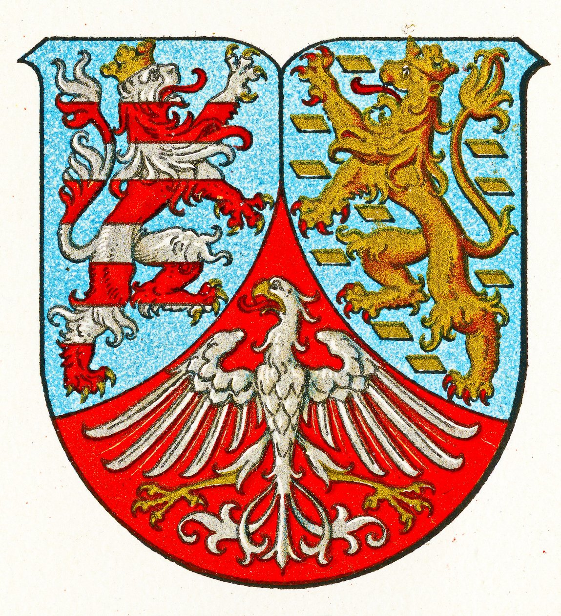 Hessen-Nassau arması, 1898 dolayları by German School