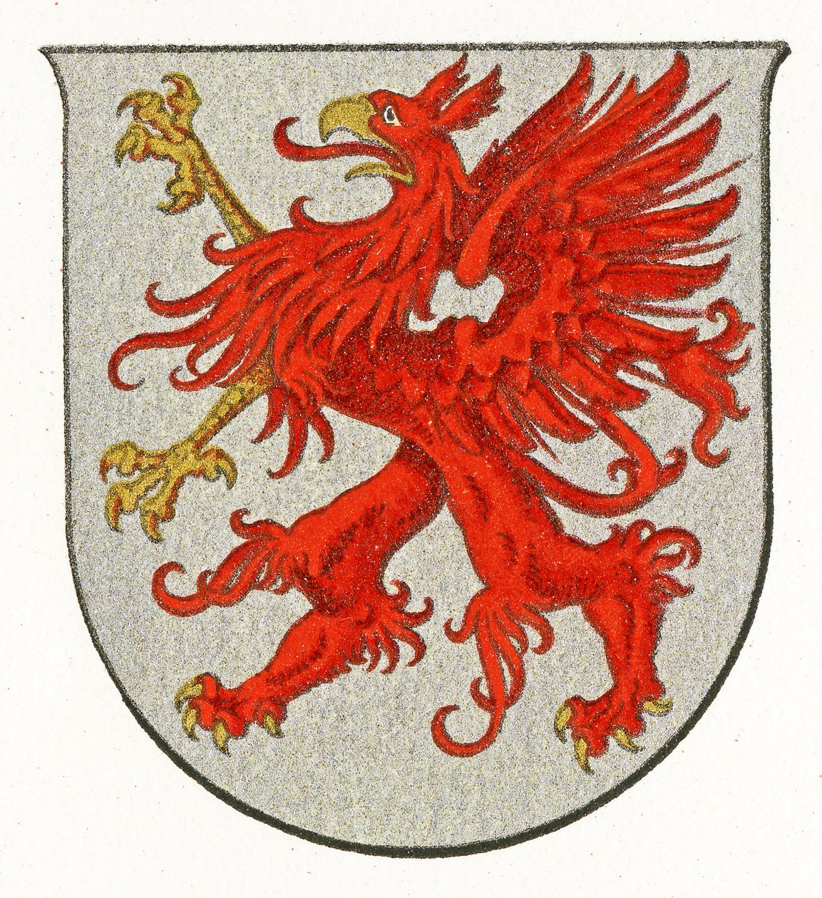 Pomeranya arması, 1898 dolayları by German School