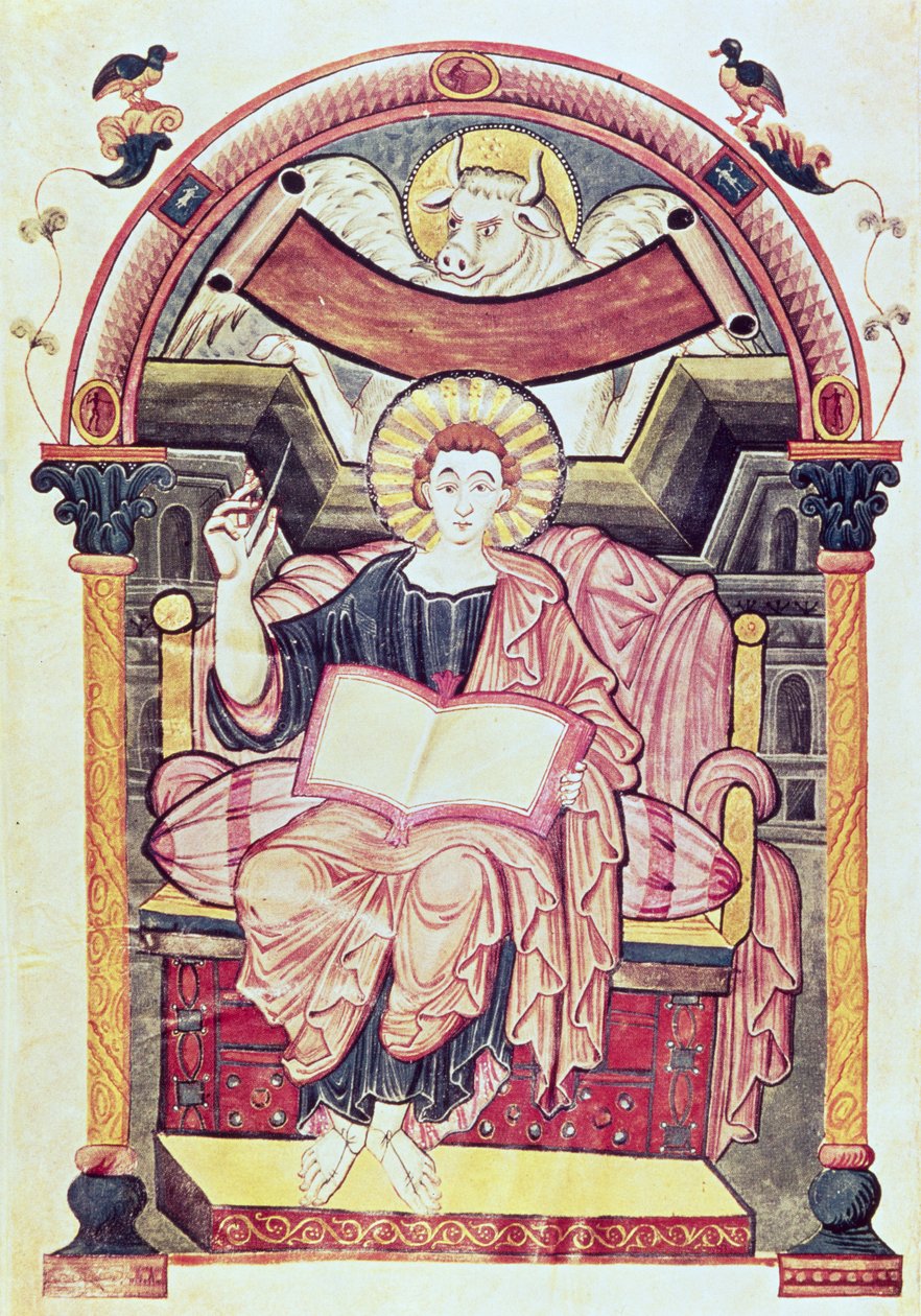Cod 22. f.85v St. Luke the Evangelist, Treves