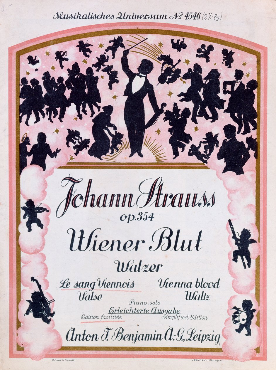Johann Strauss II tarafından yapılan ünlü vals Wiener Blut op.354