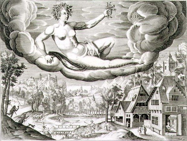 Şafak, Paul Furst tarafından oyulmuş (c.1605-66) (gravür) by German School