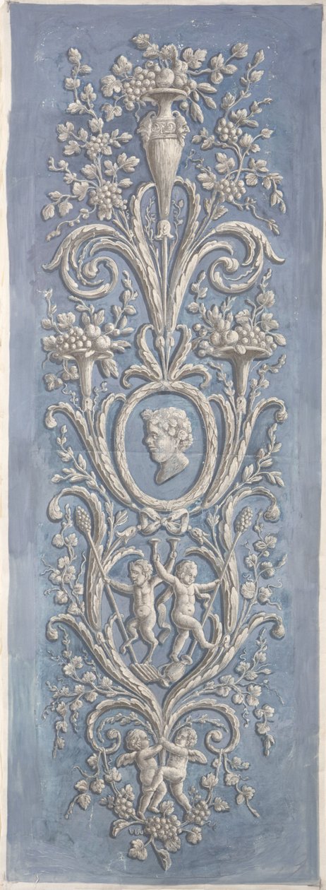 Duvar Kağıdı Tasarımı (boyalı tekstil) by German School