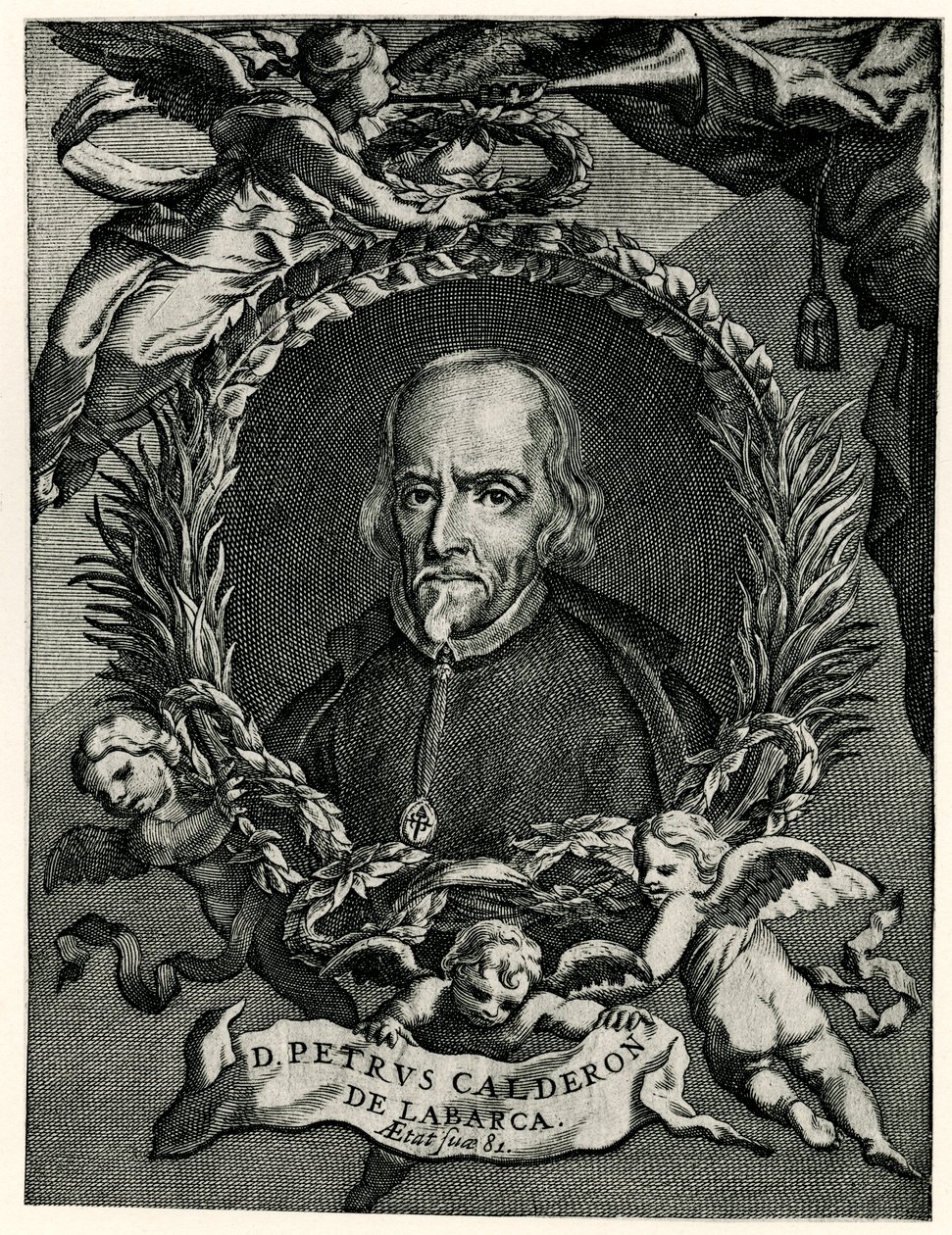 Don Pedro Calderon de la Barca Barreda by German School