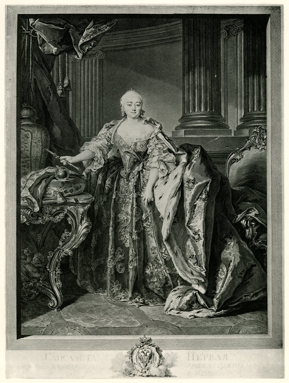 Elizabeth, Rusya İmparatoriçesi by German School