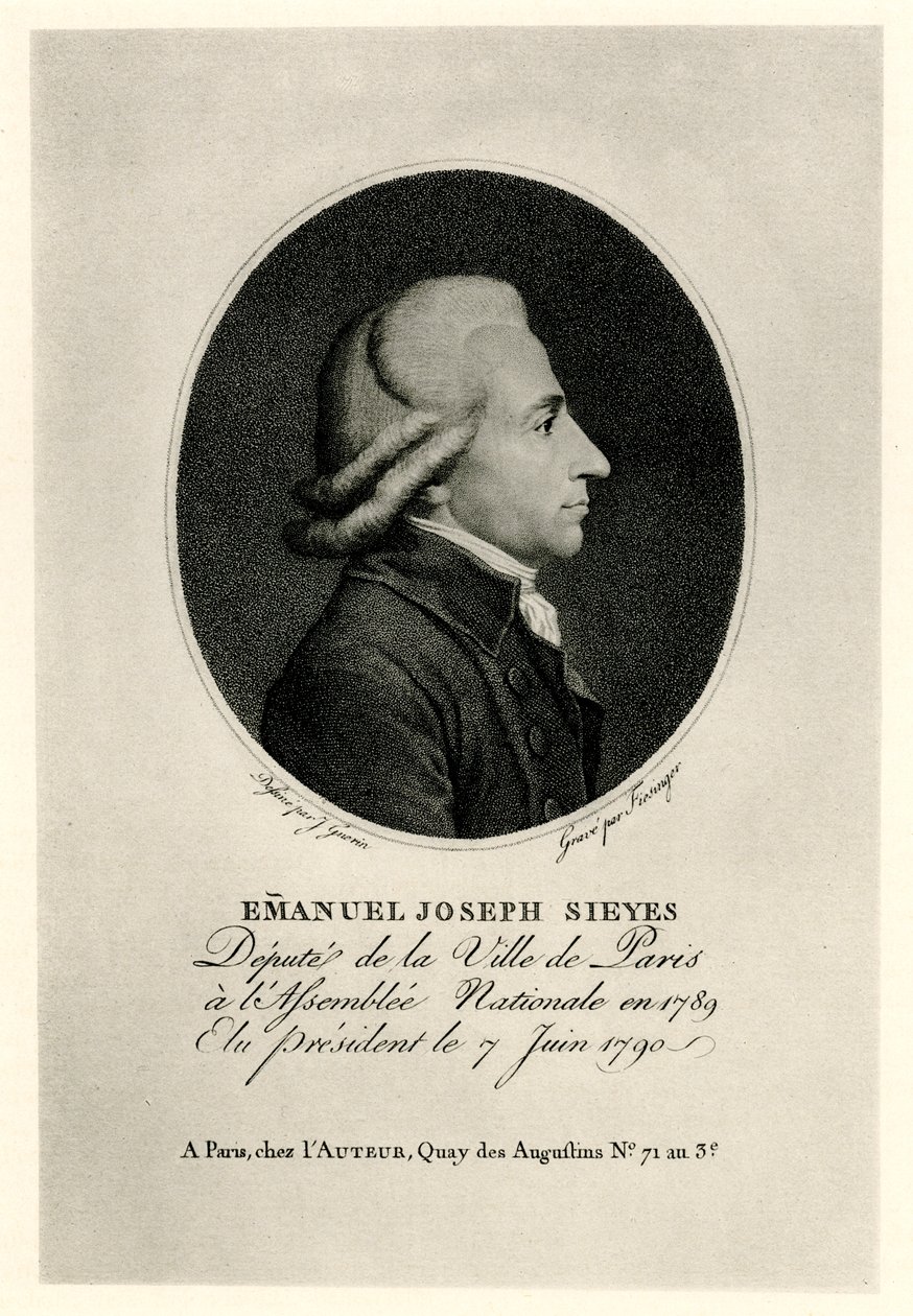 Emanuel Josephe Graf Sieyès by German School