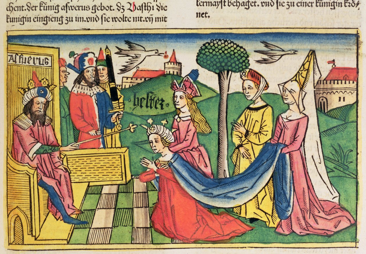 Esther 2 15-18, Esther, Nuremberg İncil