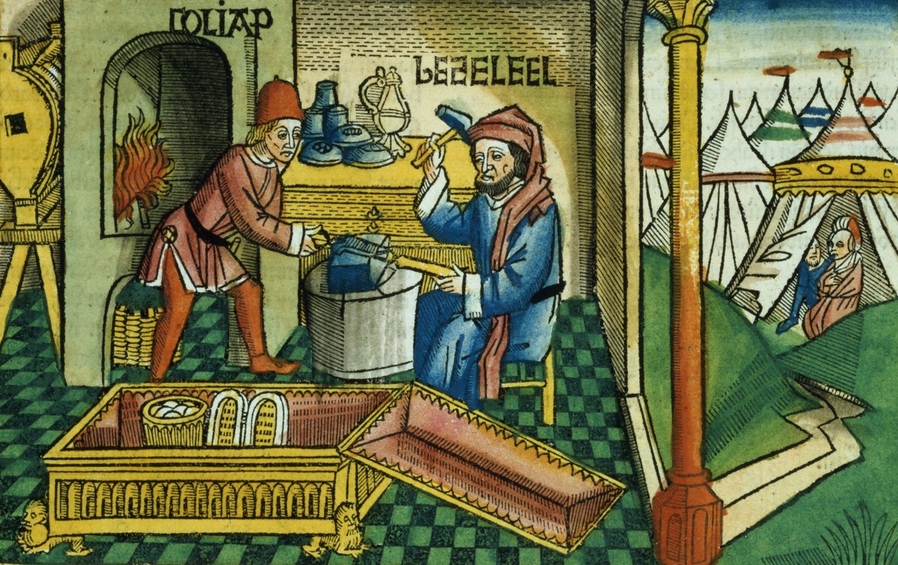 Çıkış 31 2-8 Bezalel ve Oholiab, Nürnberg İncil