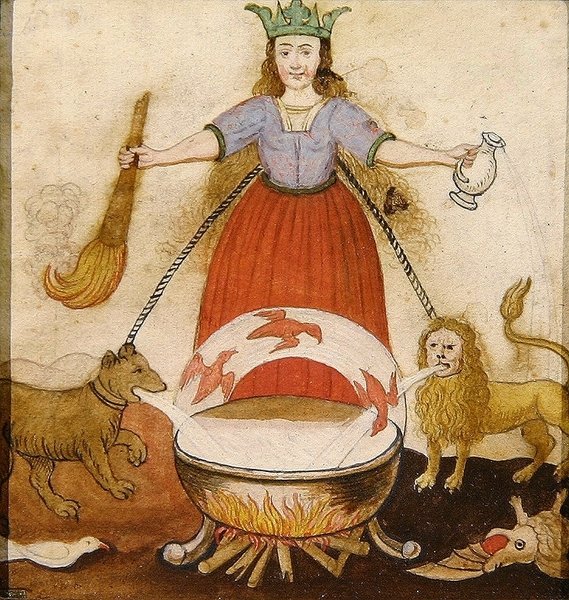 Kader, c.1605 (kağıt üzerine guaj) by German School