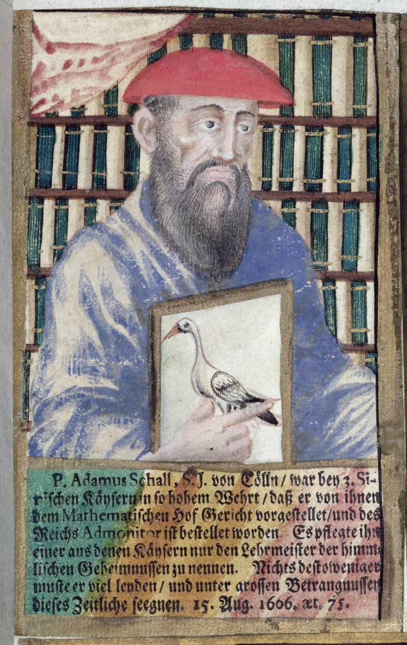 Peder Adam Schall von Bell (1591-1666) Çince Kostümlü by German School