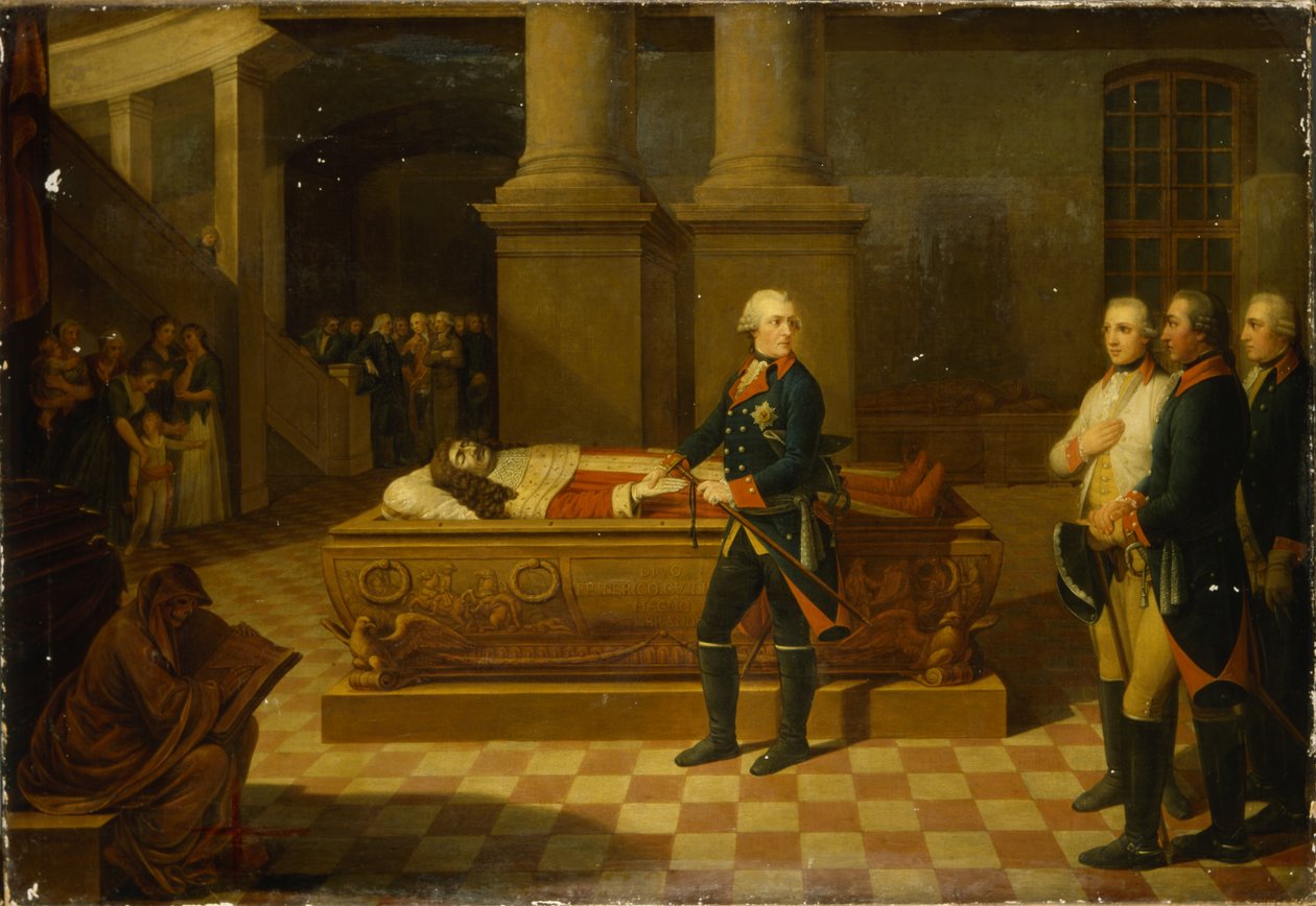 Seçmen Mahzeninde Frederick II by German School