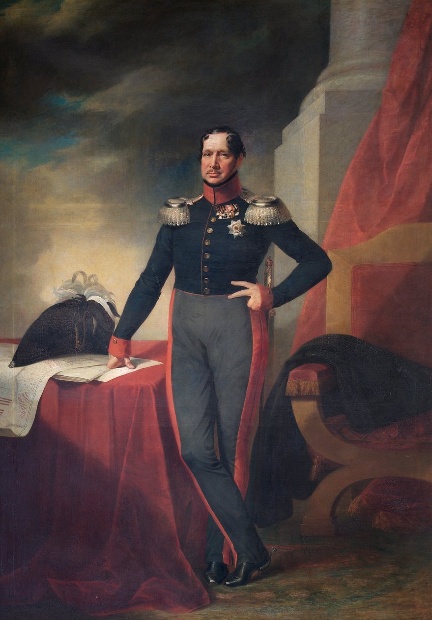 Frederick William III, Prusya Kralı, 1830 dolayları (tuval üzerine yağlıboya) by German School