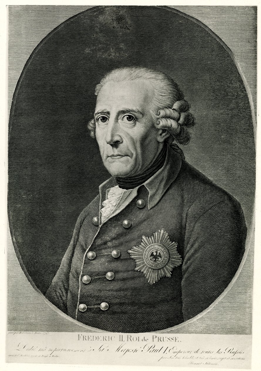 Büyük Frederick II by German School
