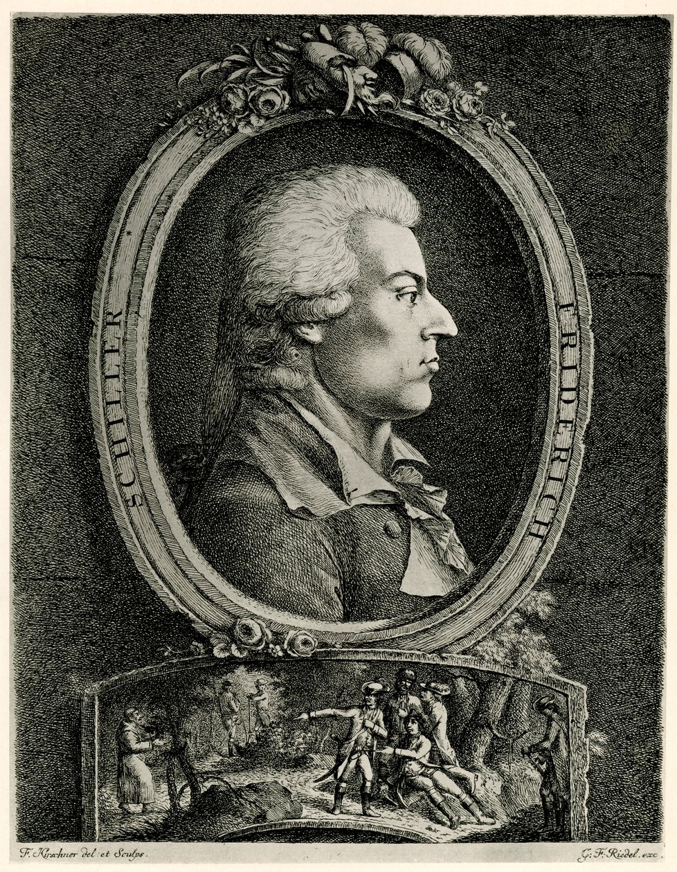 Friedrich von Schiller by German School