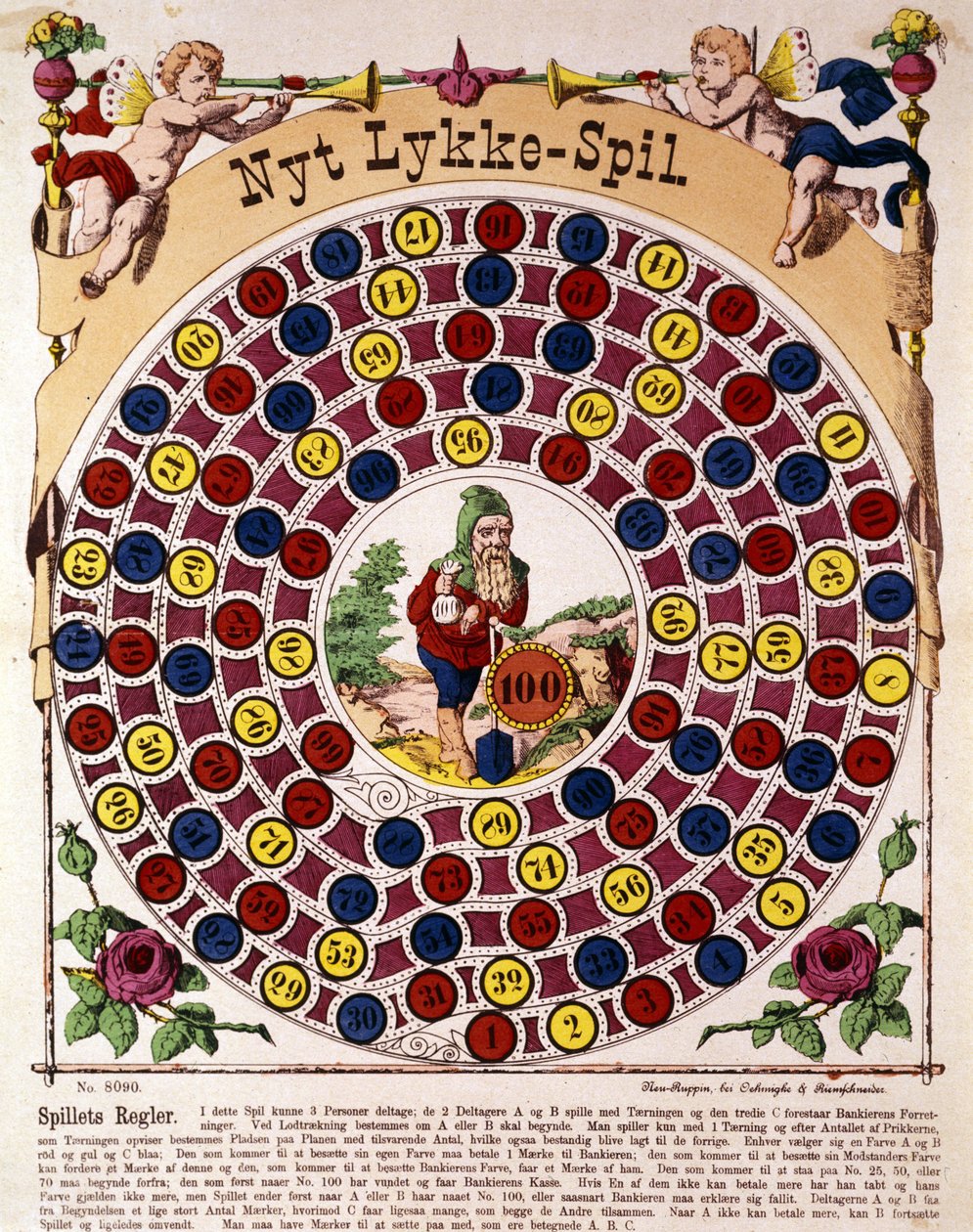 Alman kazının oyunu. 19. yüzyıl. by German School