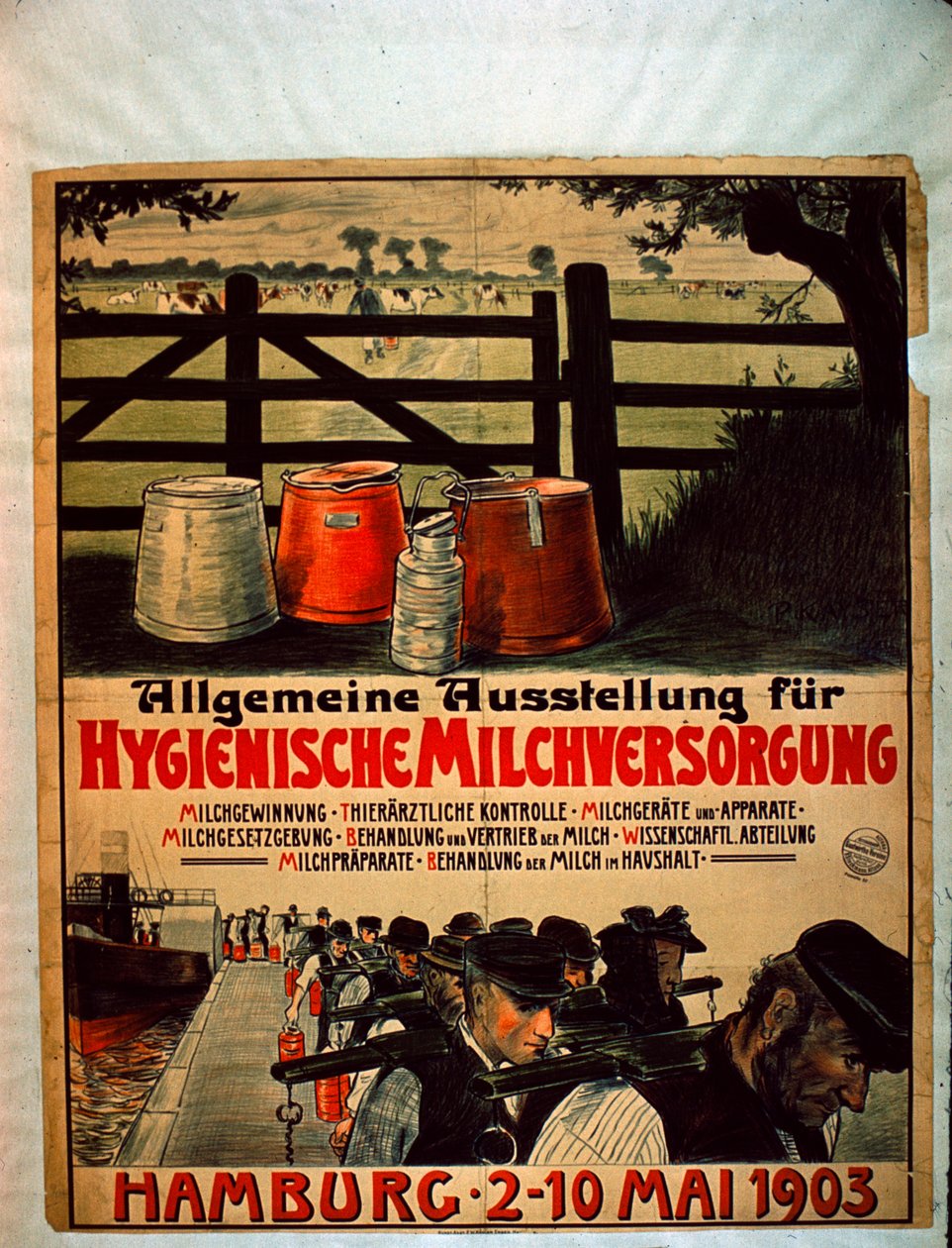 Sıhhi Süt Temini için Genel Sergi, 1903 by German School