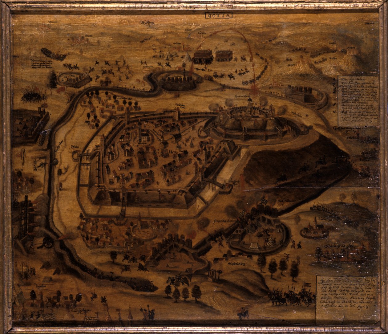 Gotha, Grimmenstein kuşatması sırasında, 1567 by German School