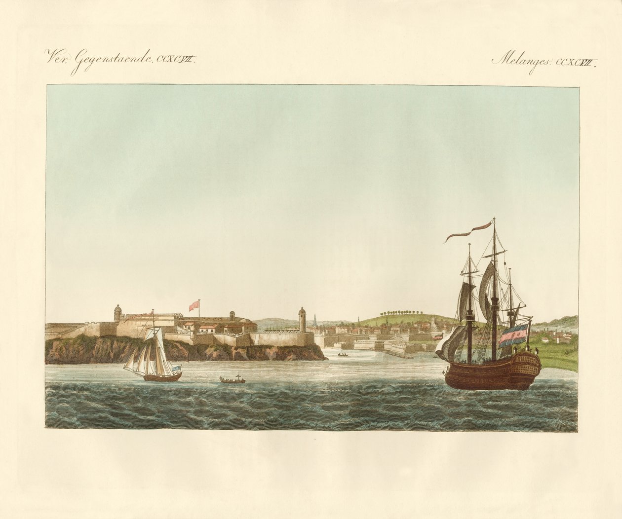Havana (renkli gravür) by German School