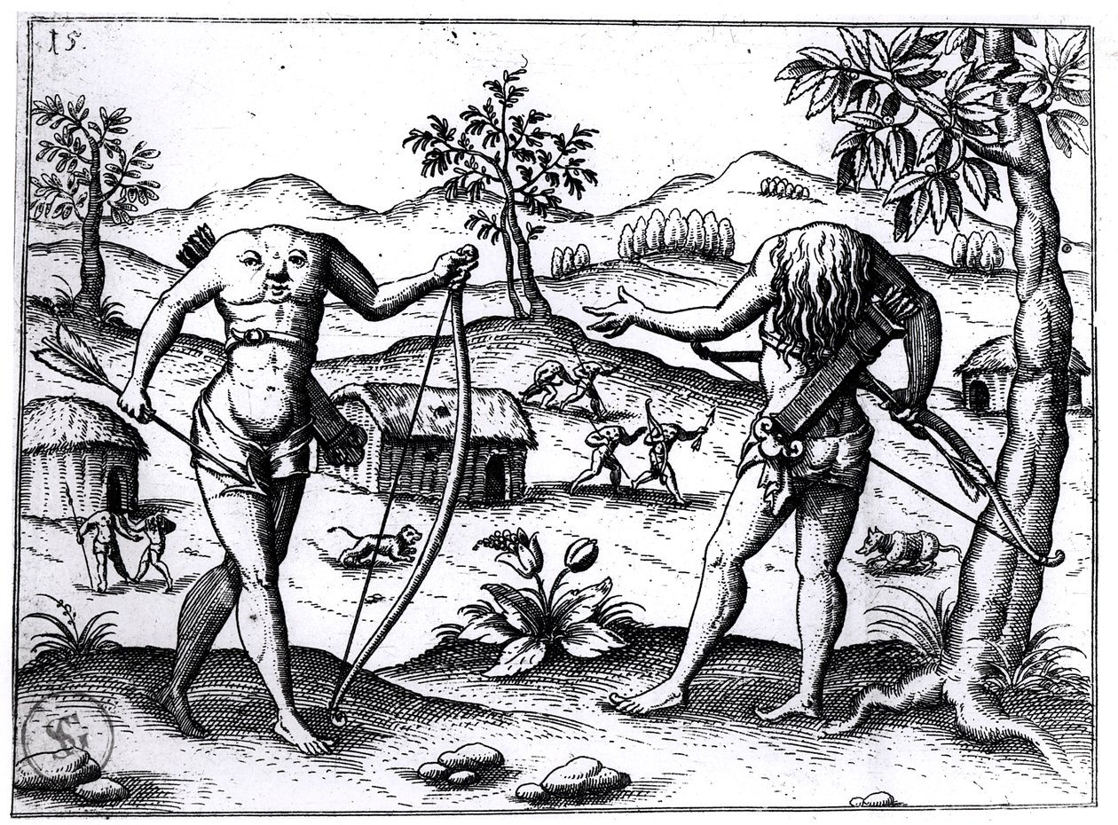 Başsız erkekler ve kadınlar, Sir Walter Raleigh
