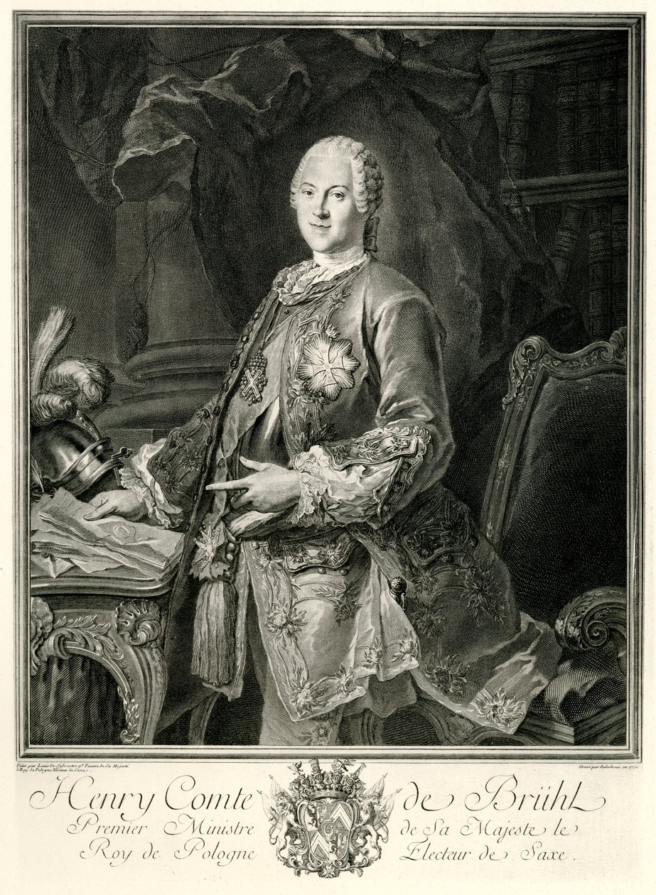 Heinrich Graf Bruehl by German School