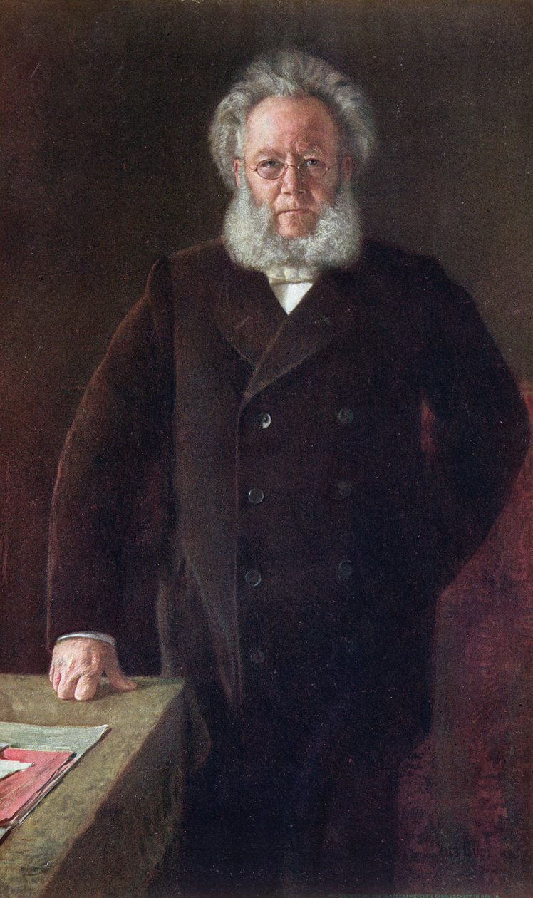 Henrik Ibsen (1828-1902) by German School