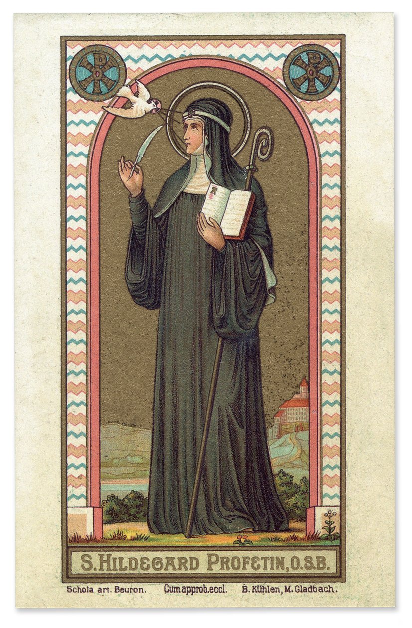 Bingenli Hildegard by German School