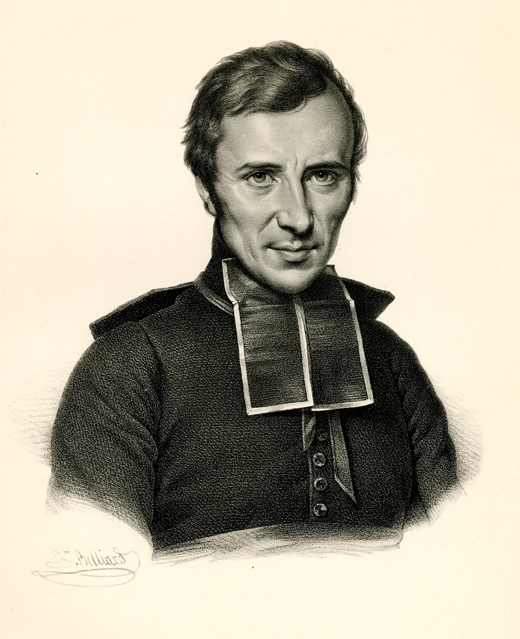 Hugues Felicite Robert de Lamennais by German School