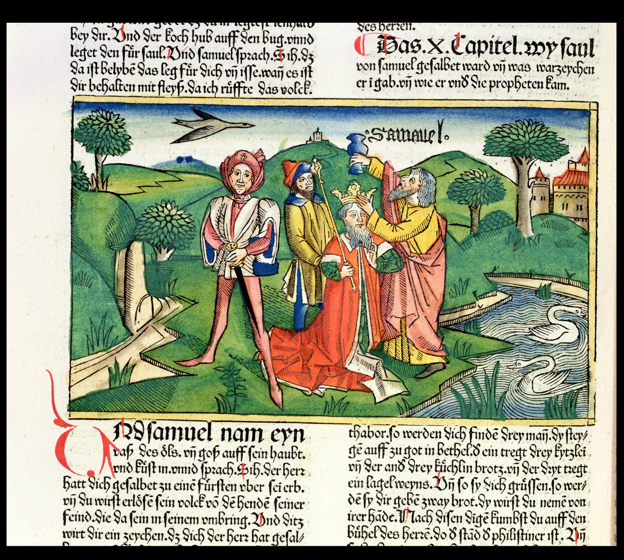 I Samuel 10 Nürnberg İncilinden (Biblia Sacra Germanica) Saul