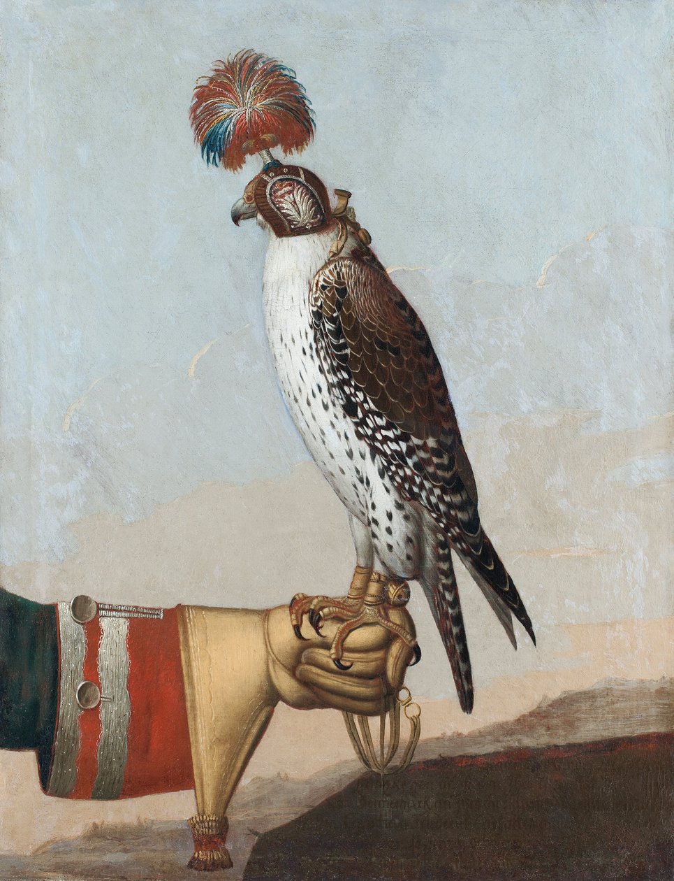 İzlanda gerfalcon, 1759 by German School