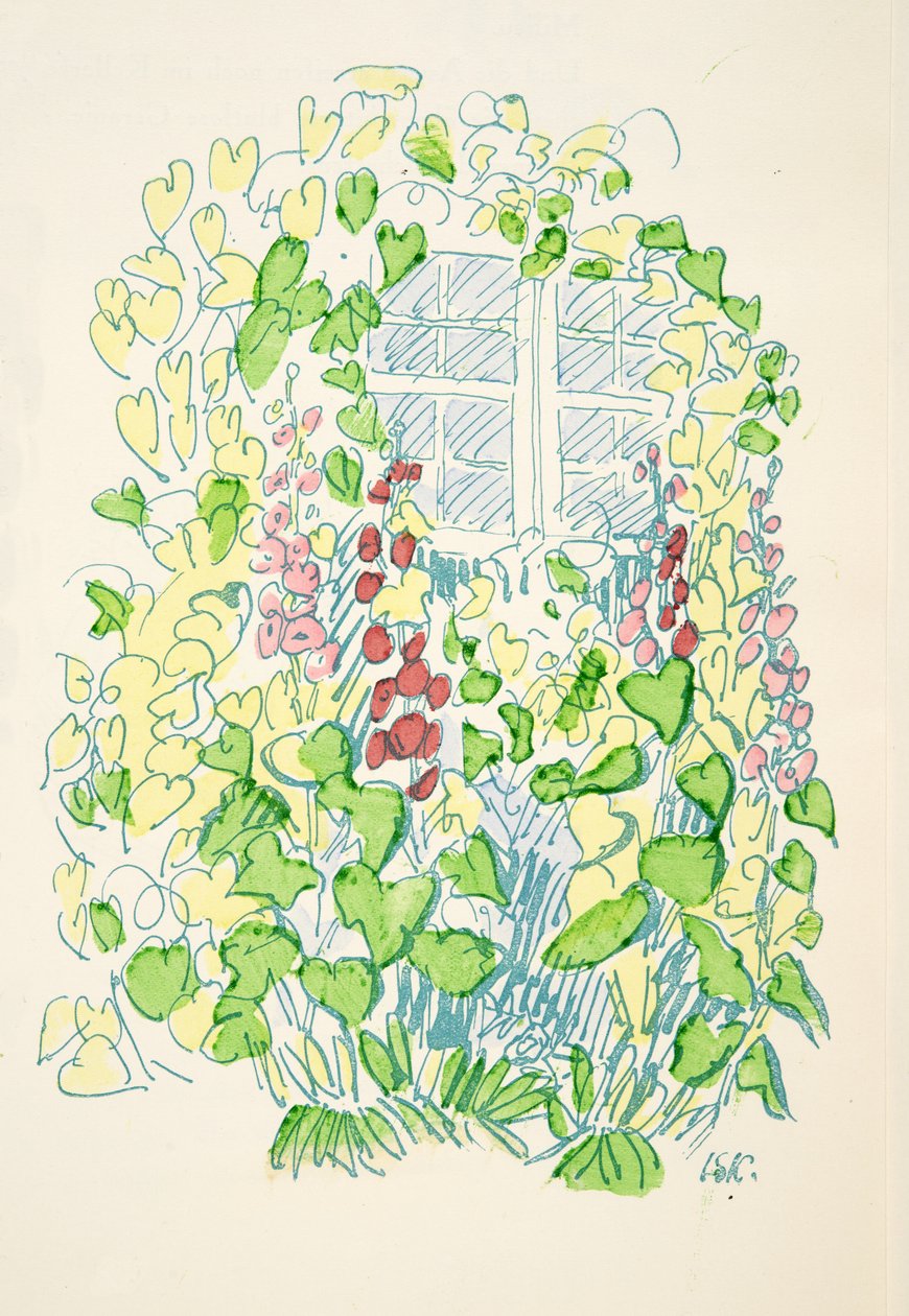 Styl'den bir çizim, pub.1922 (kalıp baskısı) by German School