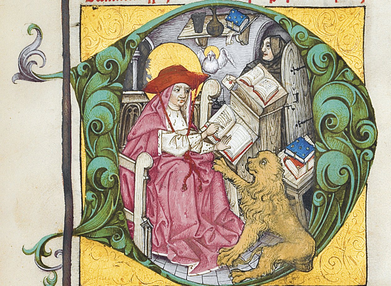 Adrianus Brielis tarafından düzenlenen Epistolae Hieronymus, St. Jerome